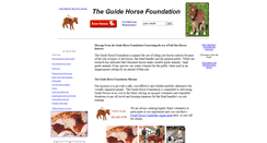 Desktop Screenshot of guide-horse.org