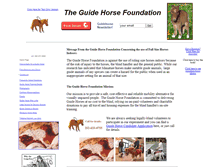 Tablet Screenshot of guide-horse.org